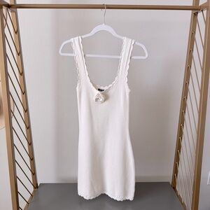 WILD FABLE Rosette Mini Sweater Dress